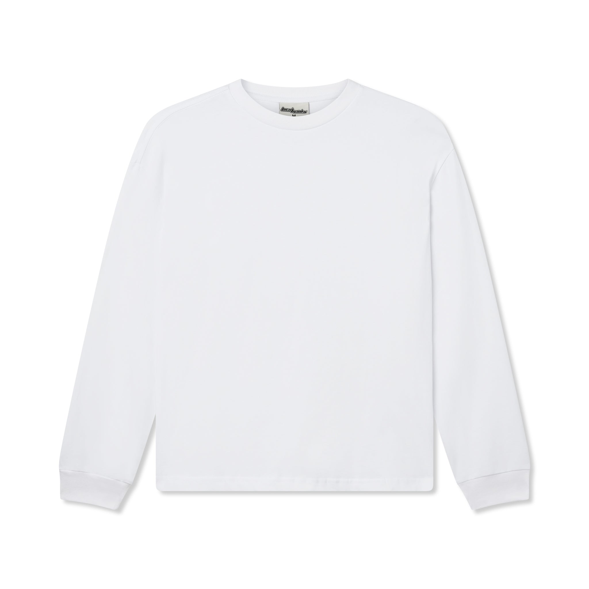 300 GSM 'White' Long Sleeve Tee