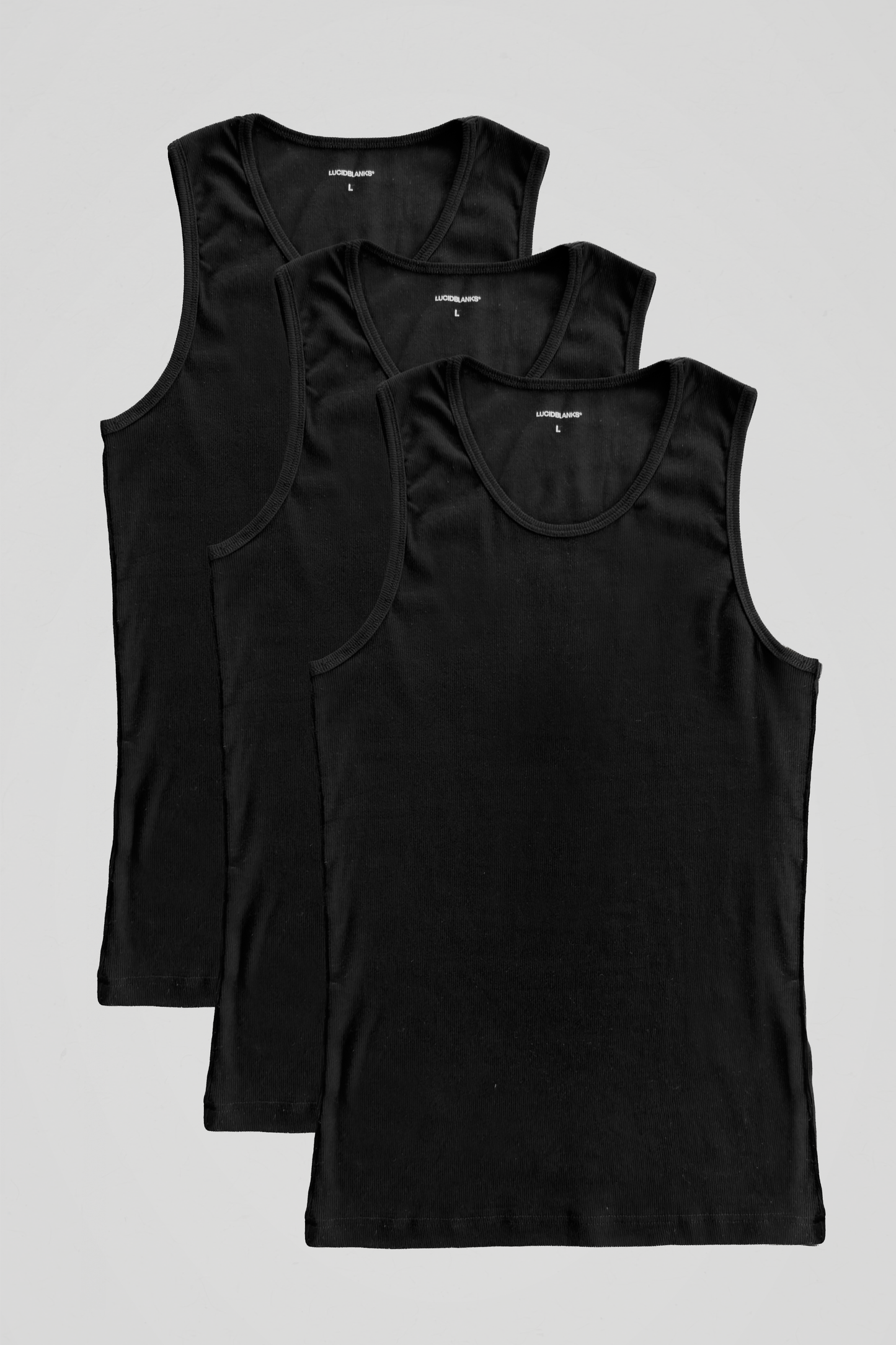 Core Ribbed Tank Tops (3 PK)