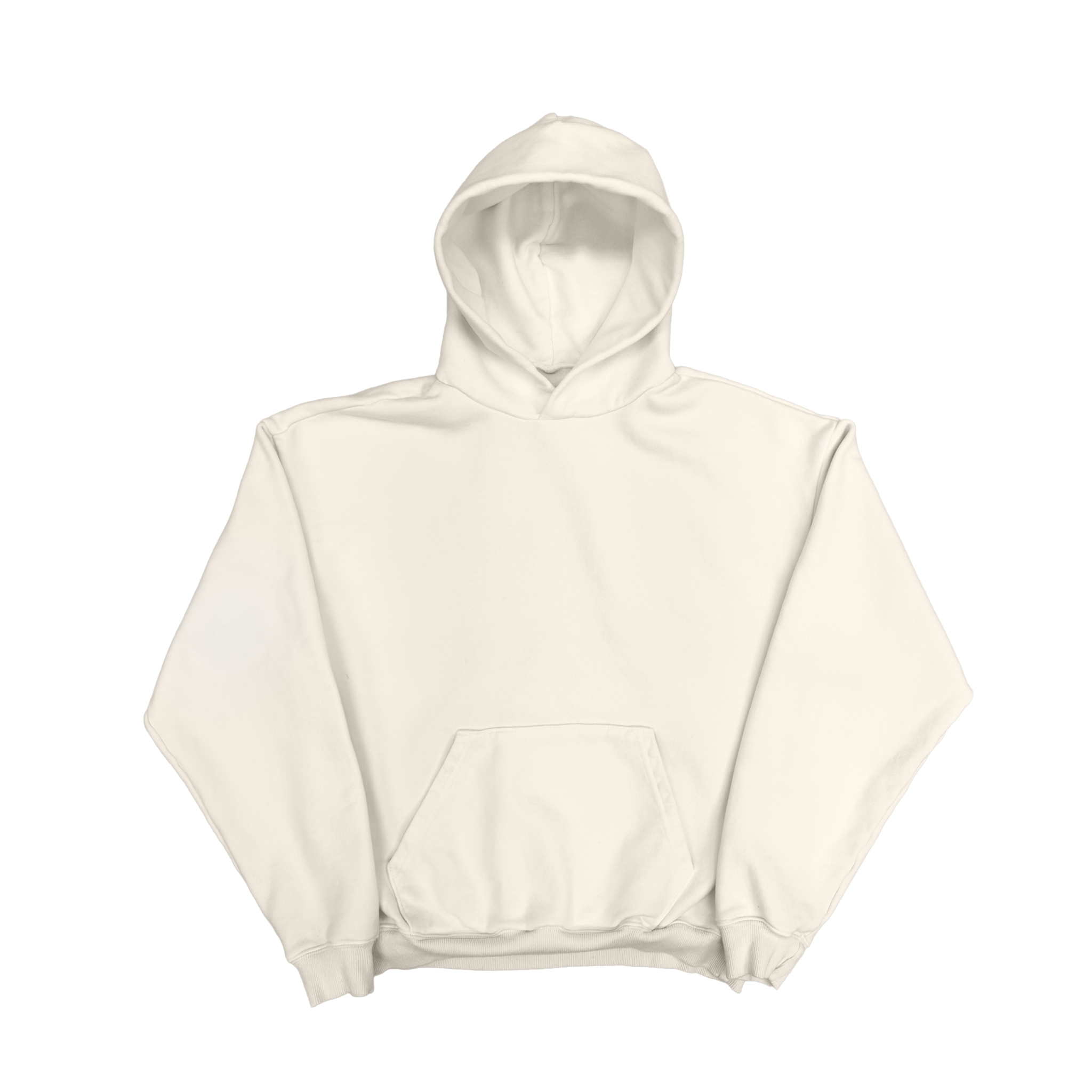 600 GSM Off White Core Hoodie LucidBlanks