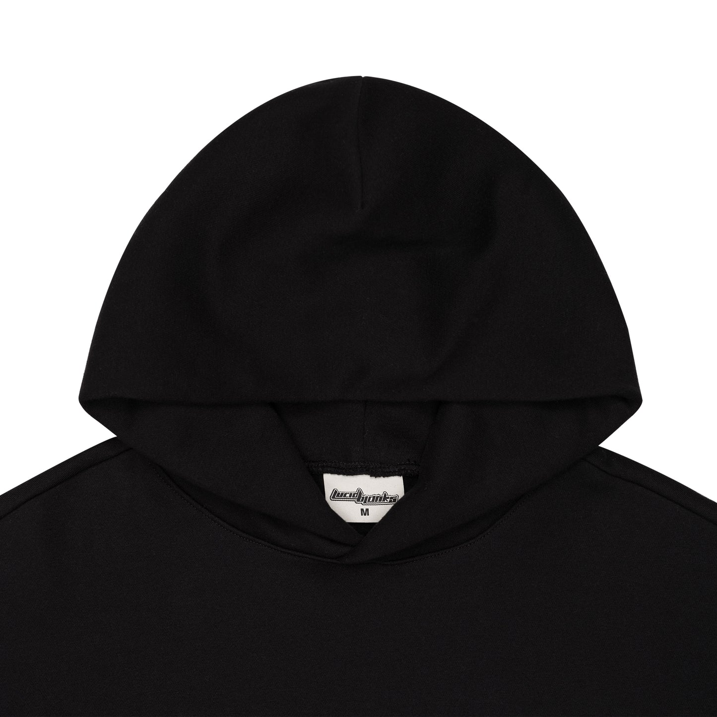 350 GSM 'Black' Fleece Hoodie