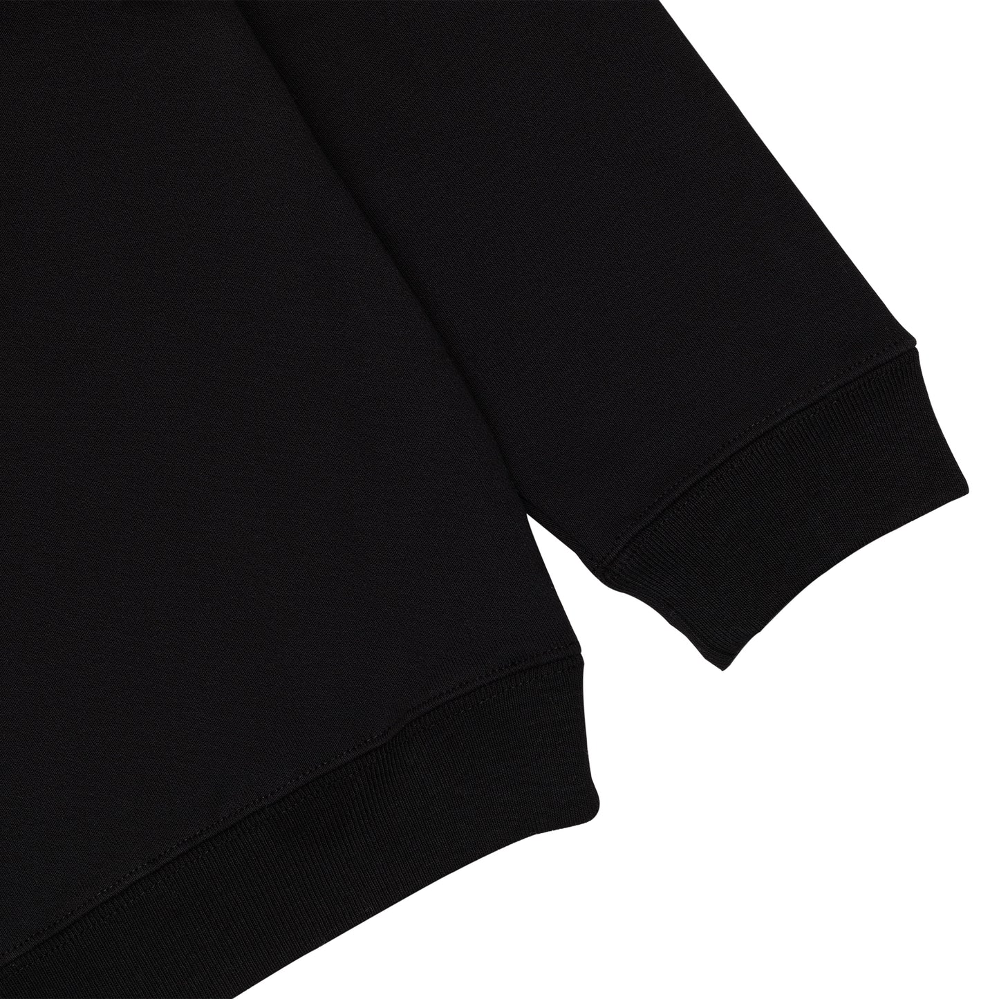 600 GSM 'Black' Fleece Crewneck