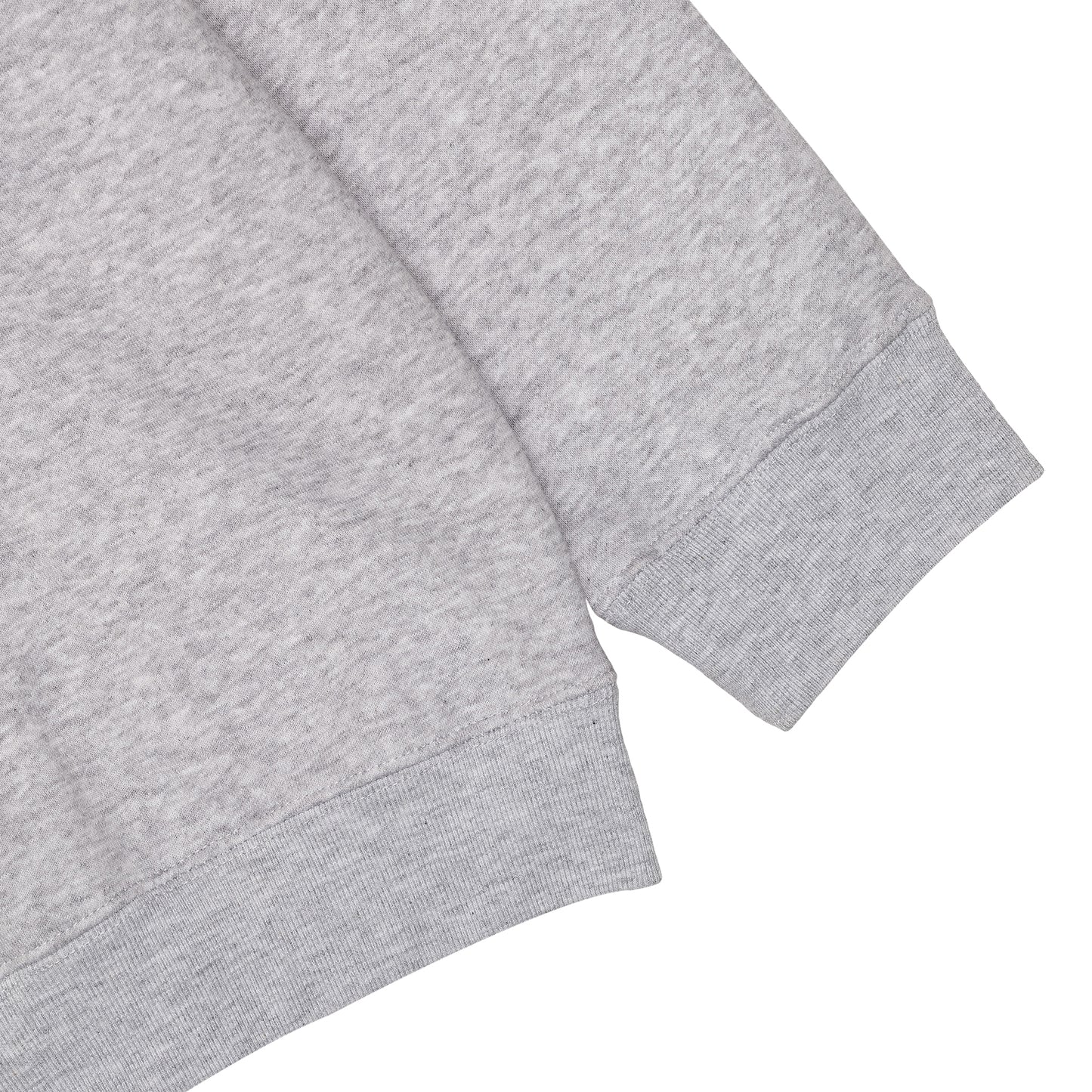 350 GSM 'Heather Grey' Fleece Crewneck