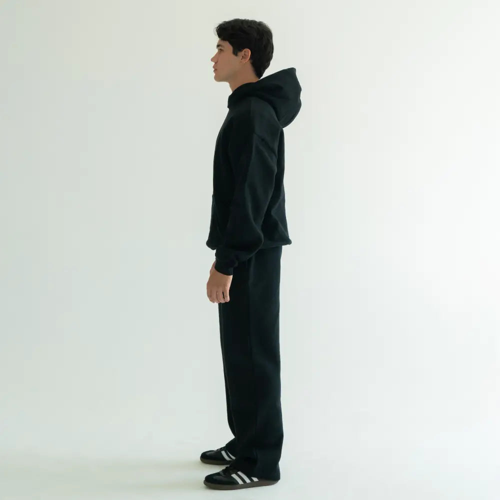 600 GSM "Black" Core Hoodie