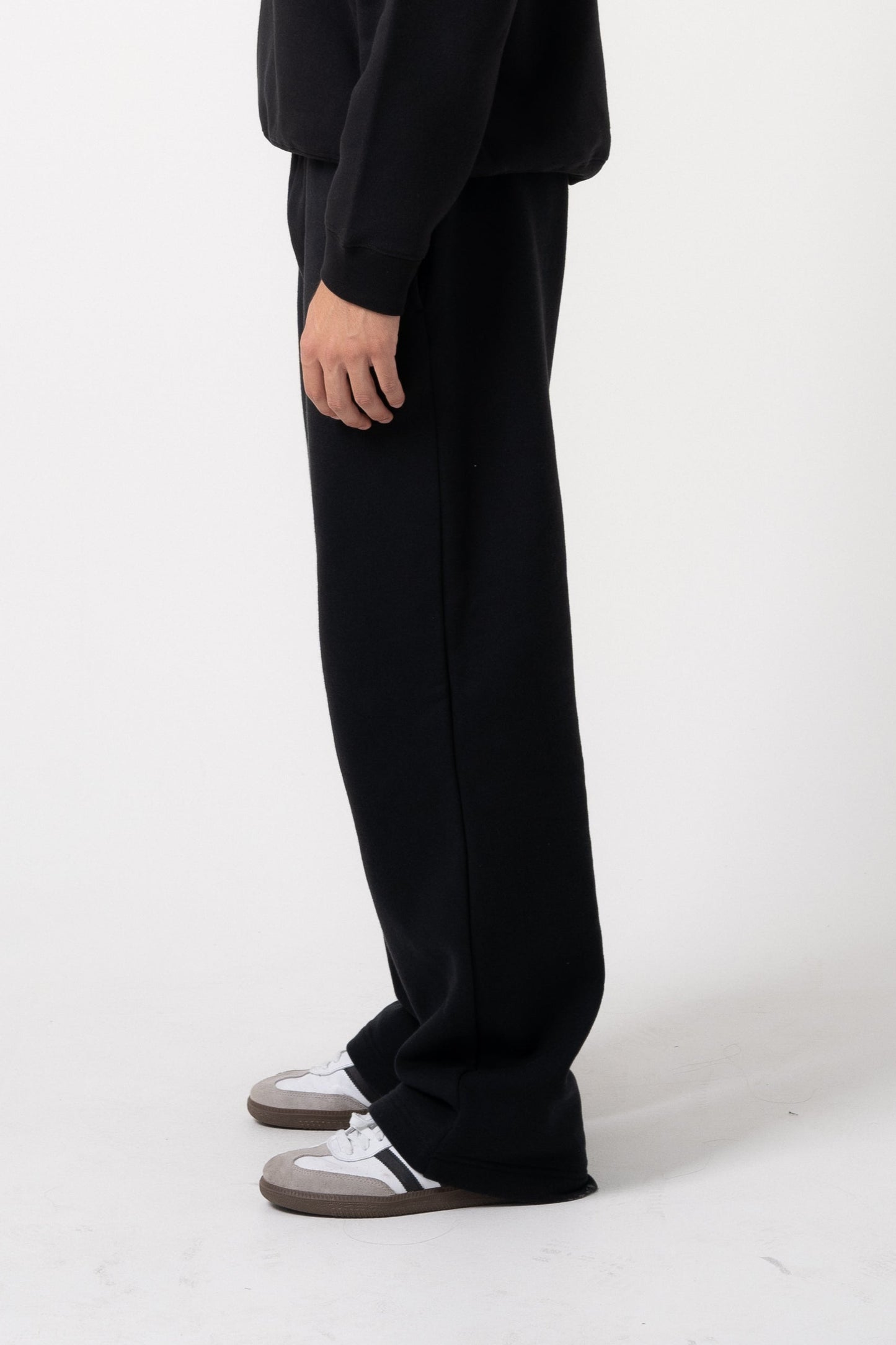 350 GSM 'Black' Fleece Sweatpants