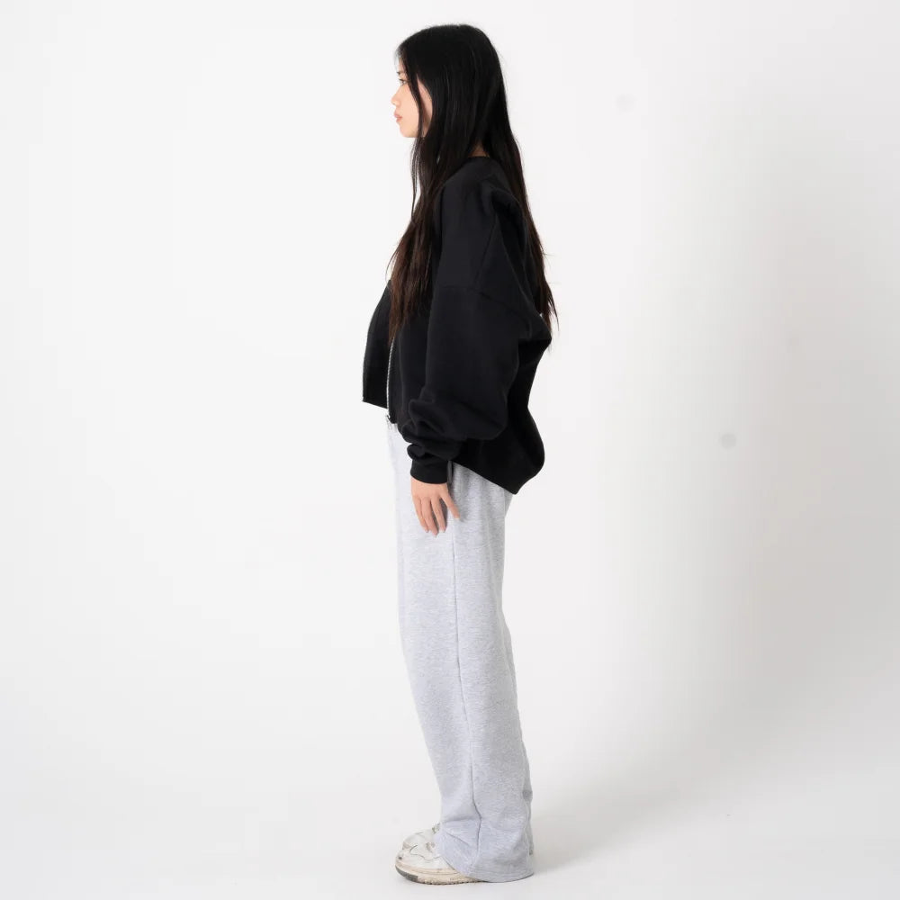 350 GSM 'Black' Zip-Up Hoodie