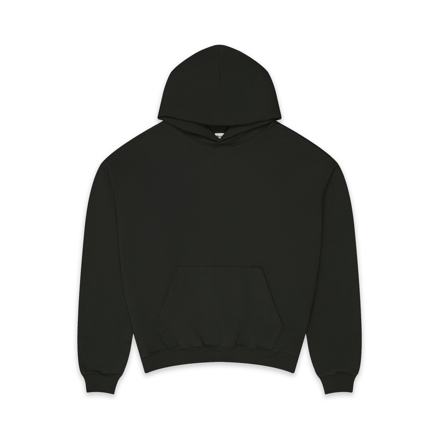 600 GSM 'Ash Black' Core Hoodie