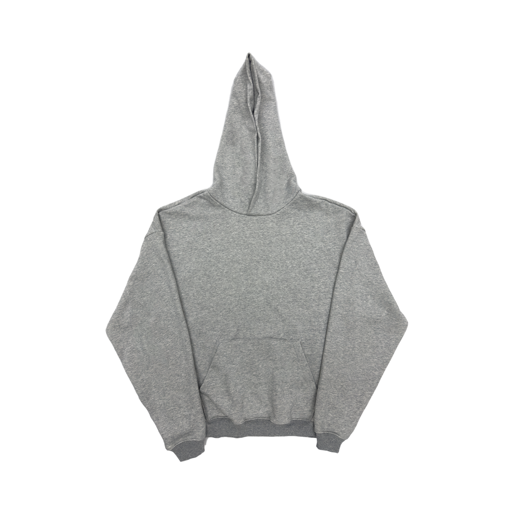 500 GSM \'Heather Grey\' Cotton Hoodie Terry French – LucidBlanks