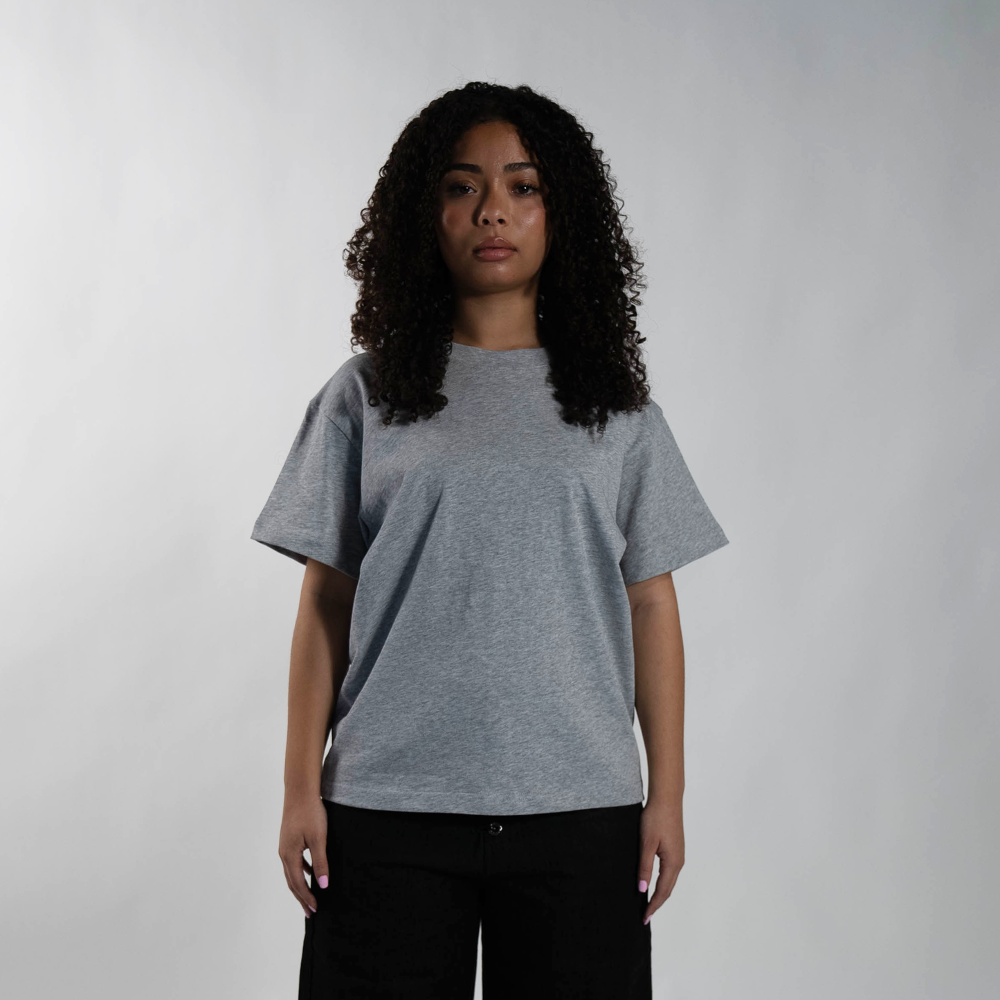 300 GSM 'Heather Grey' Standard Tee