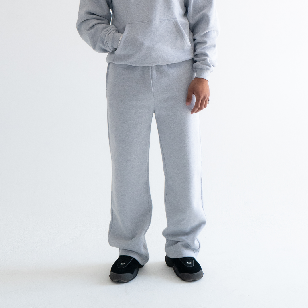 600 GSM 'Heather Grey' Core Sweatpants