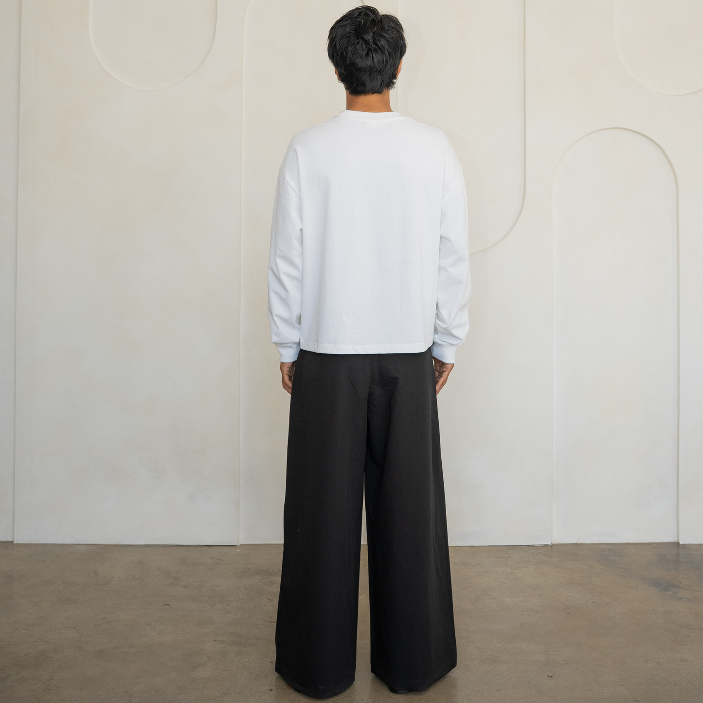 300 GSM 'White' Long Sleeve Tee