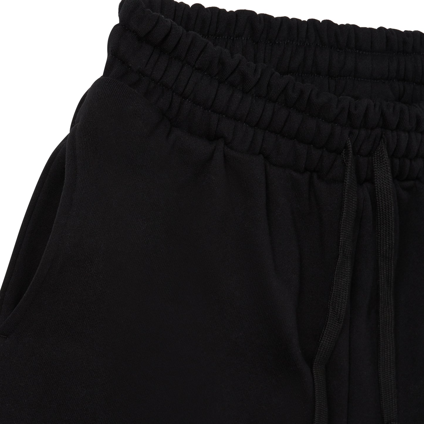 'Black' Baggy Sweat Shorts