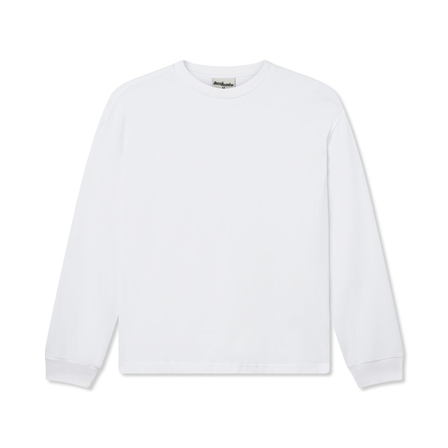 300 GSM 'White' Long Sleeve Tee