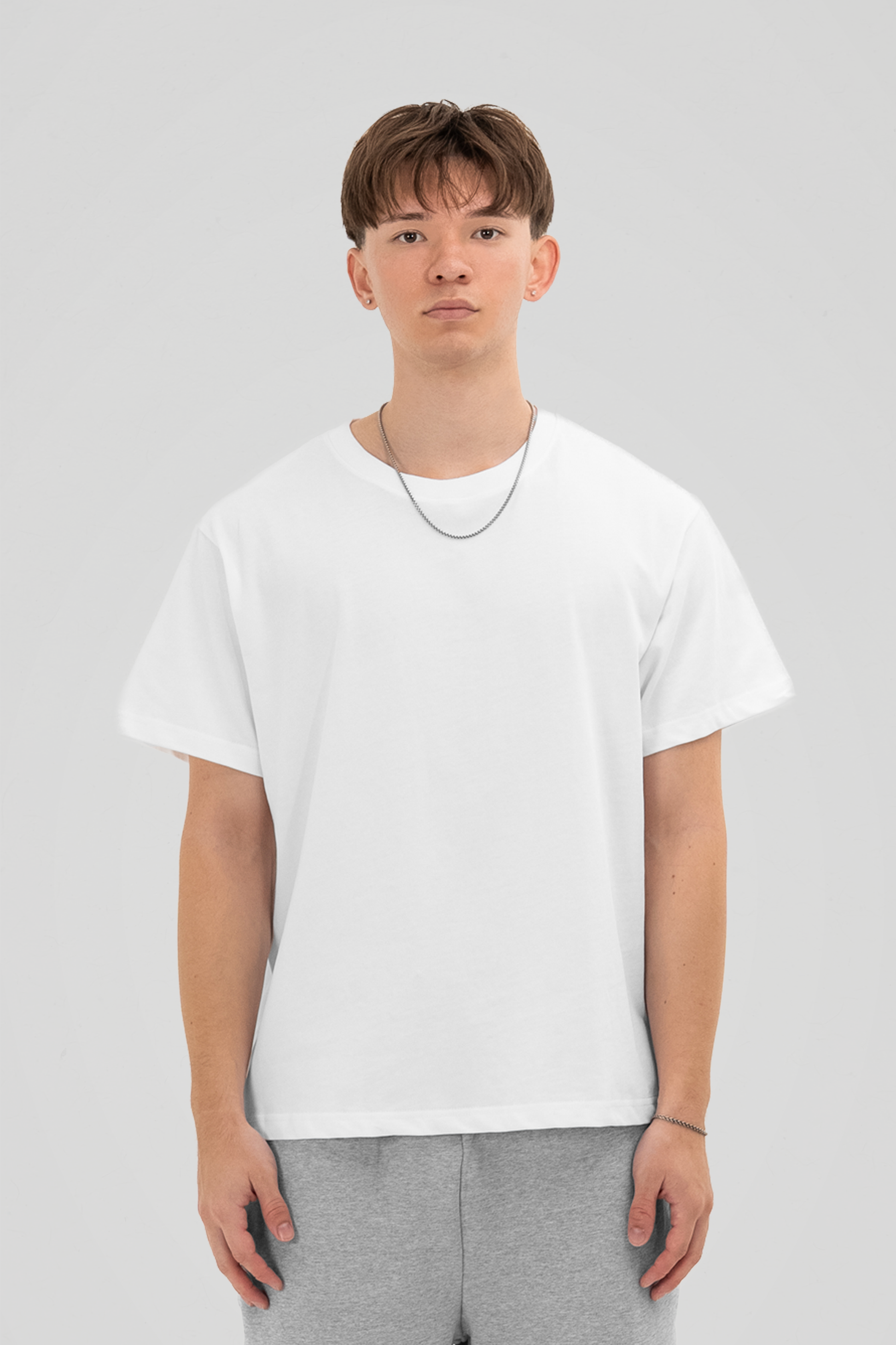 300 GSM 'White' Standard Tee – LucidBlanks
