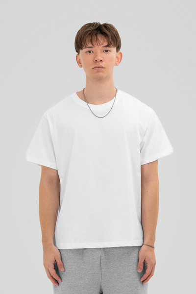 300 GSM 'White' Standard Tee – LucidBlanks