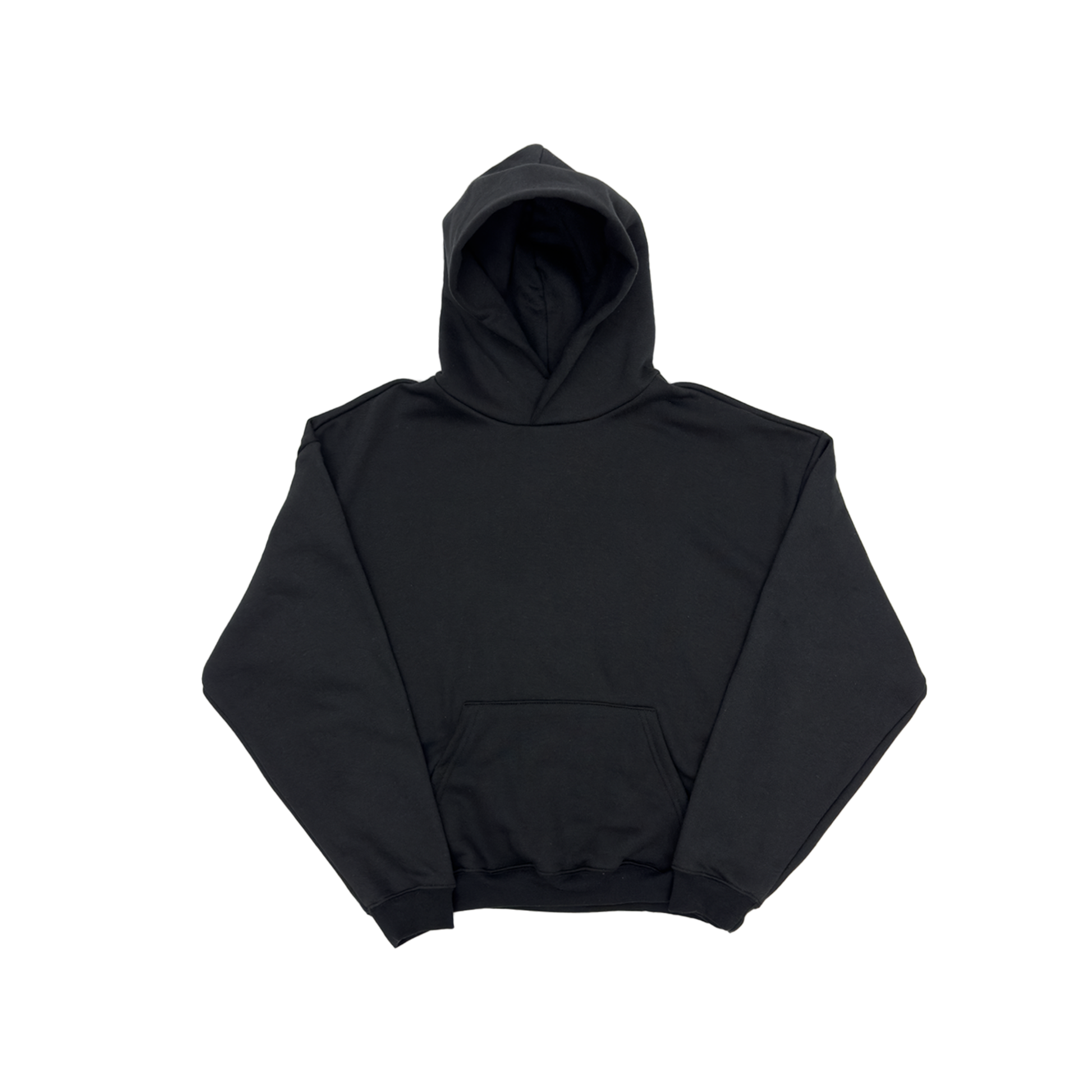 350 GSM Black Extra Thick Fleece Hoodie