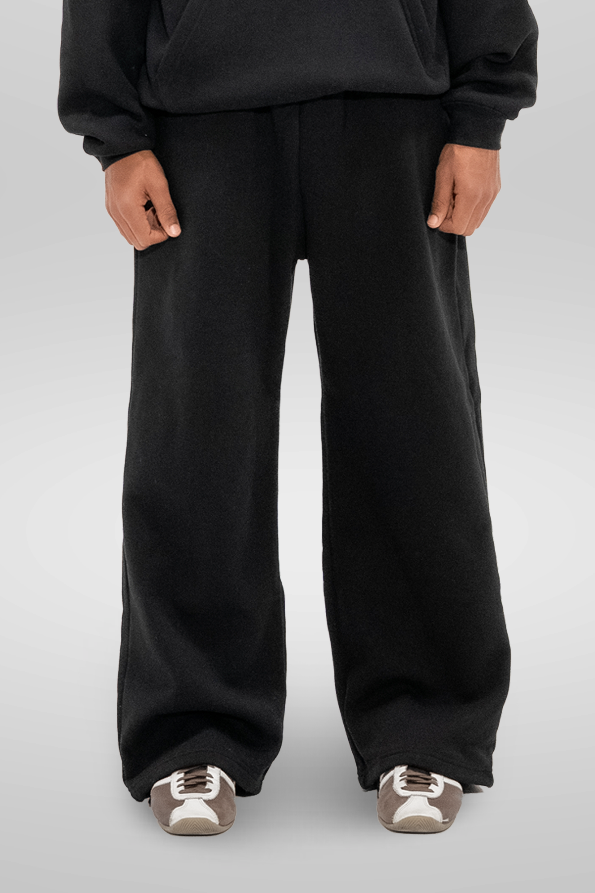 350 GSM 'Black' Fleece Sweatpants – LucidBlanks