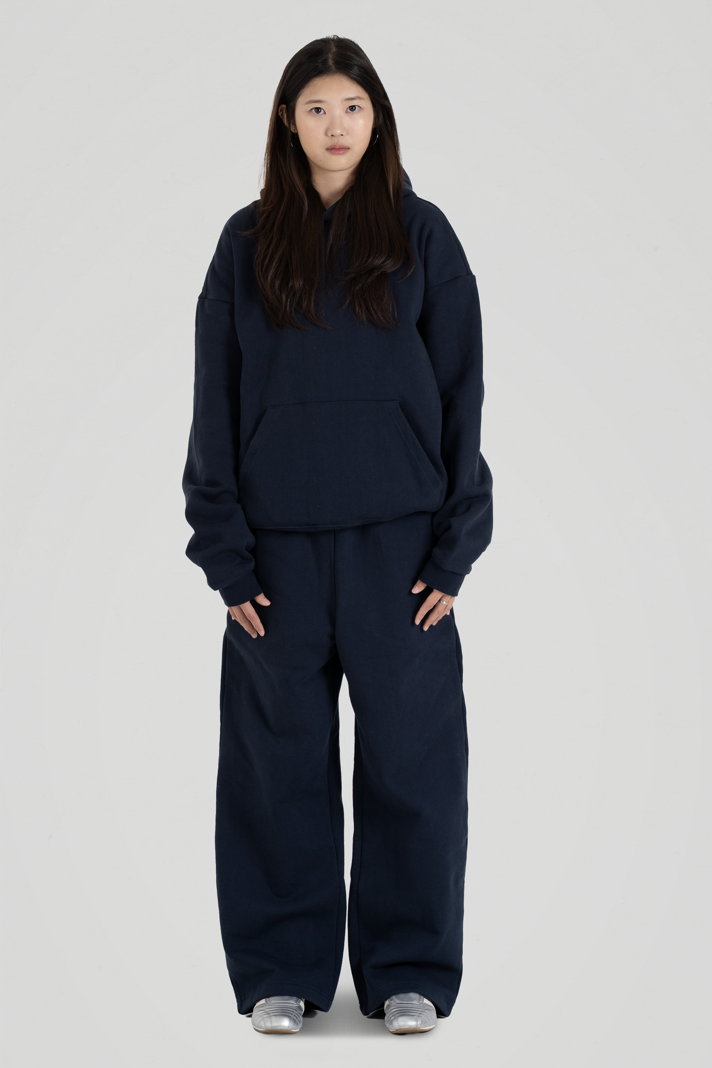 350 GSM 'Dark Navy' Fleece Sweatpants