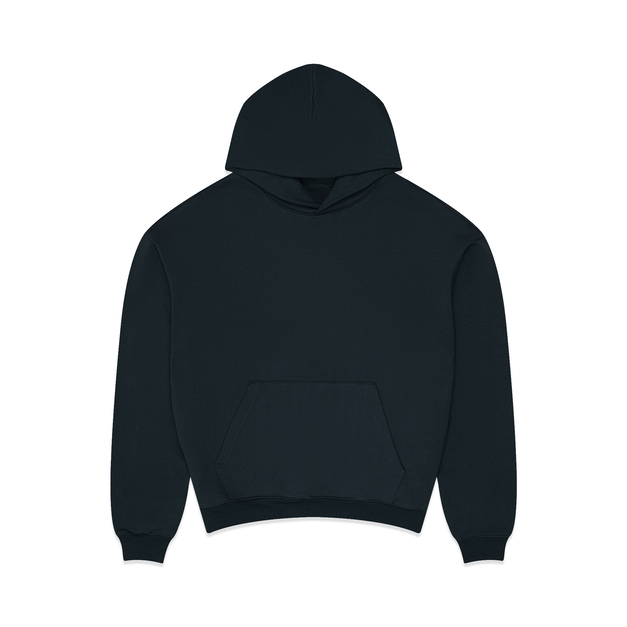 350 GSM 'Dark Navy' Fleece Hoodie