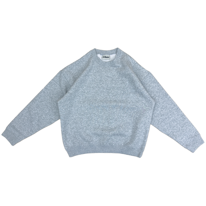 350 GSM 'Heather Grey' Fleece Crewneck