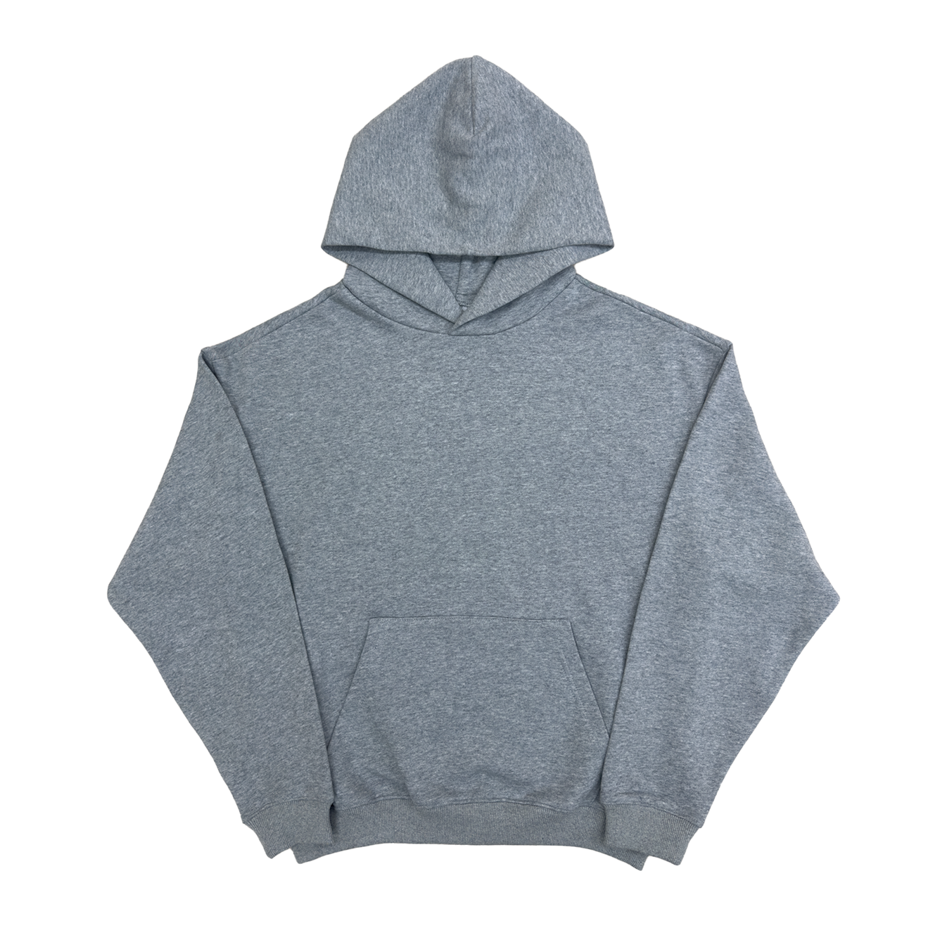 380 GSM 'Heather Grey' Fleece Hoodie – LucidBlanks