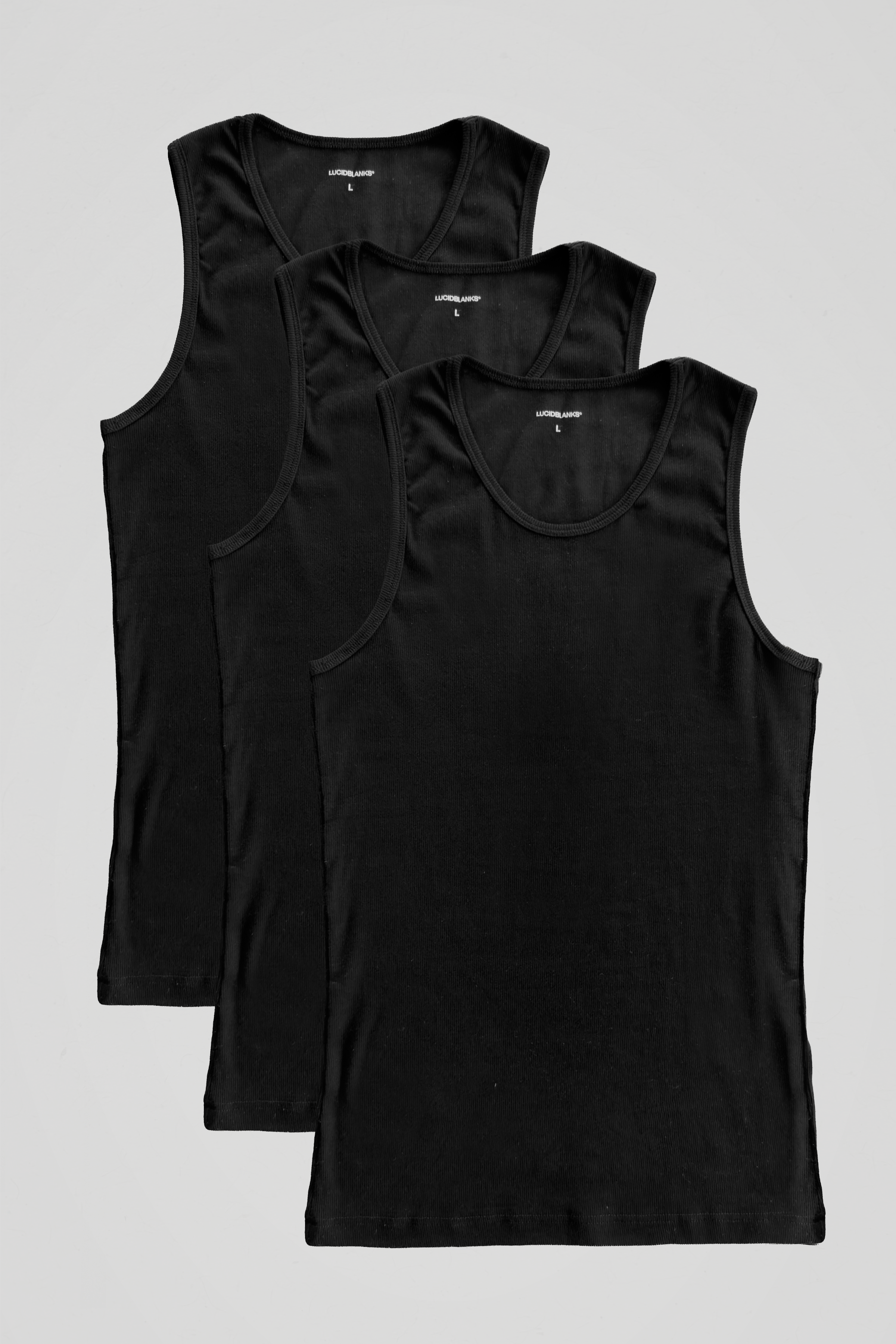 Core Ribbed Tank Tops (3 PK)