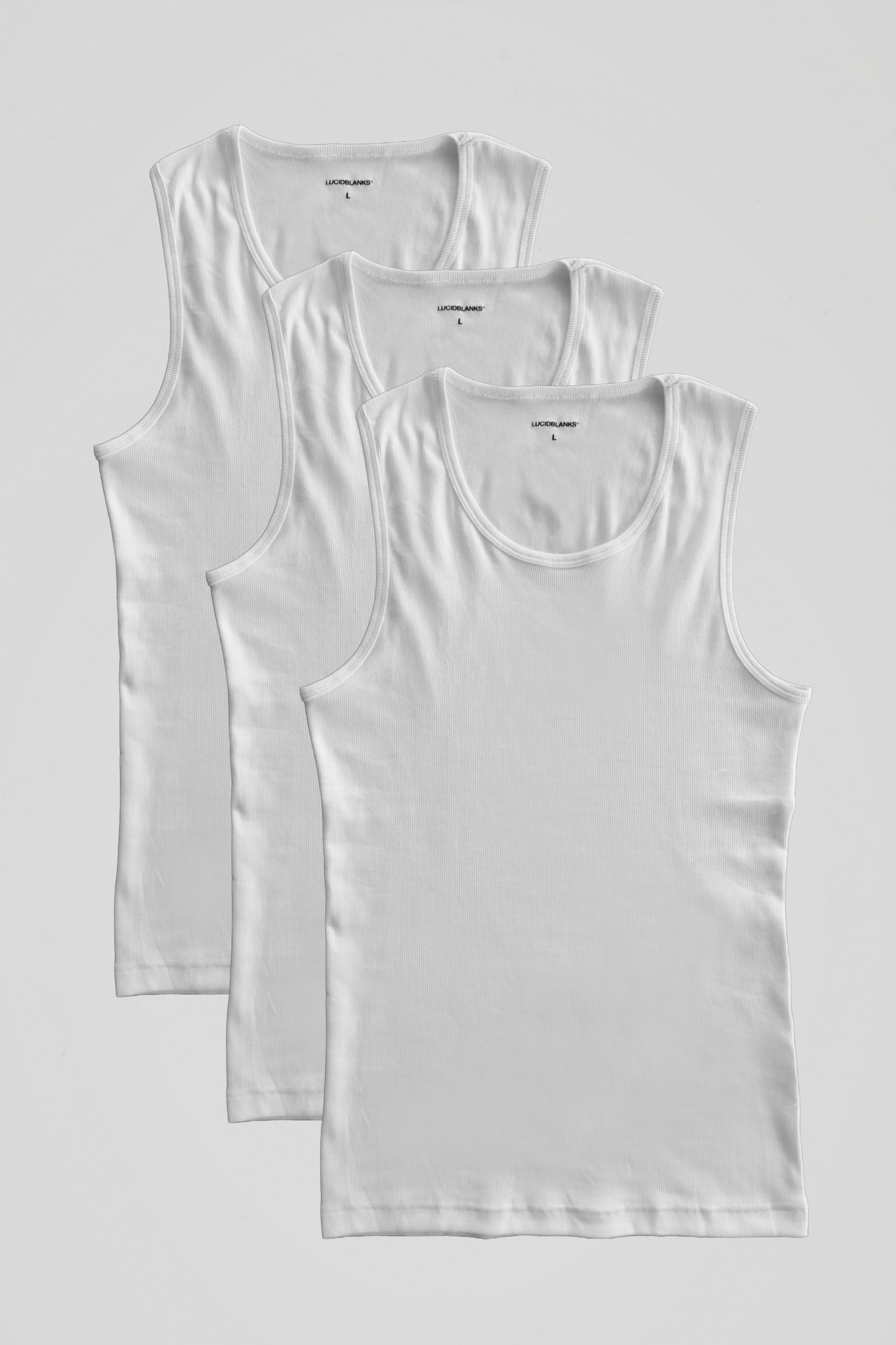 Core Ribbed Tank Tops (3 PK)