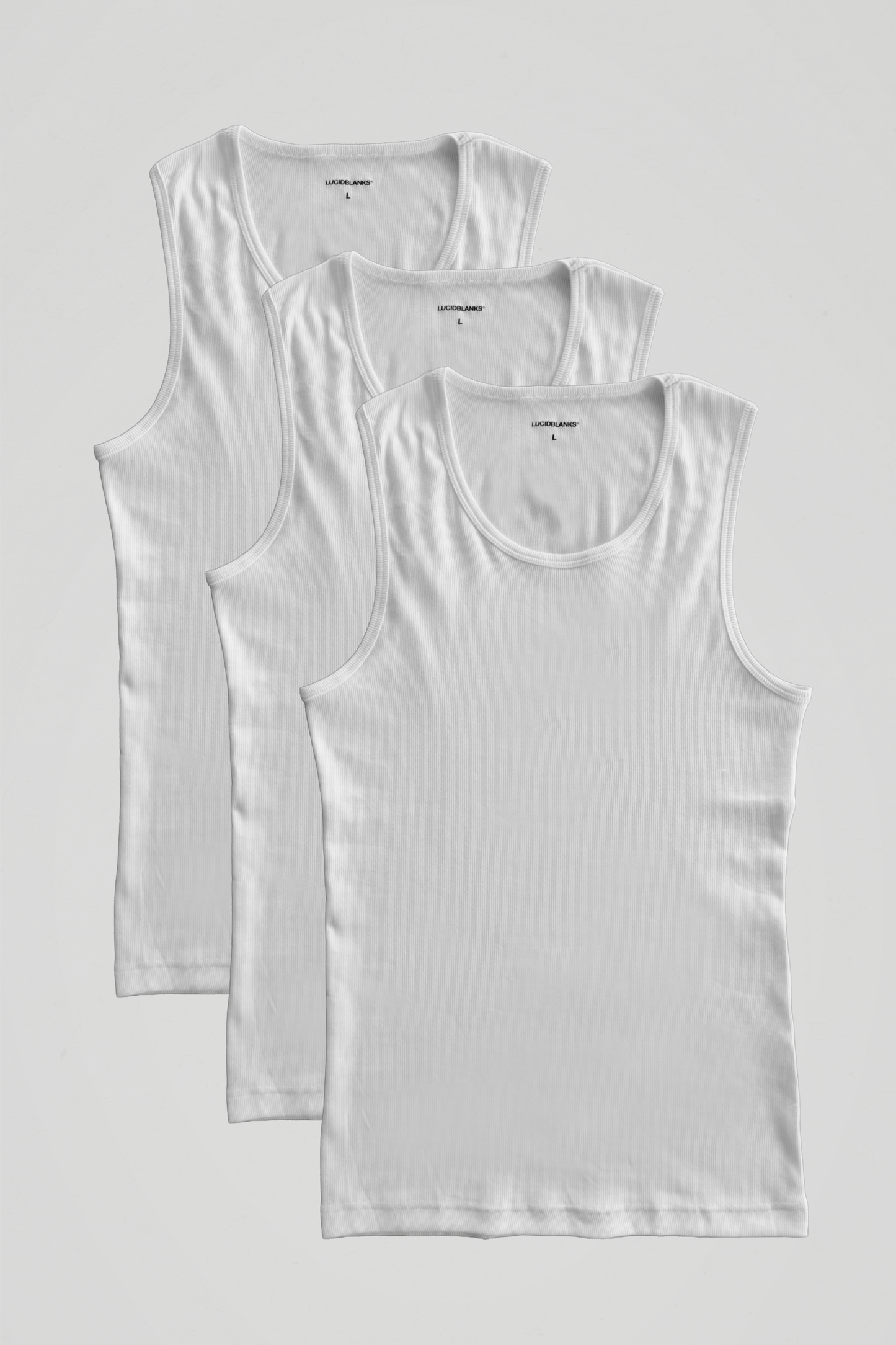 Core Ribbed Tank Tops (3 PK)