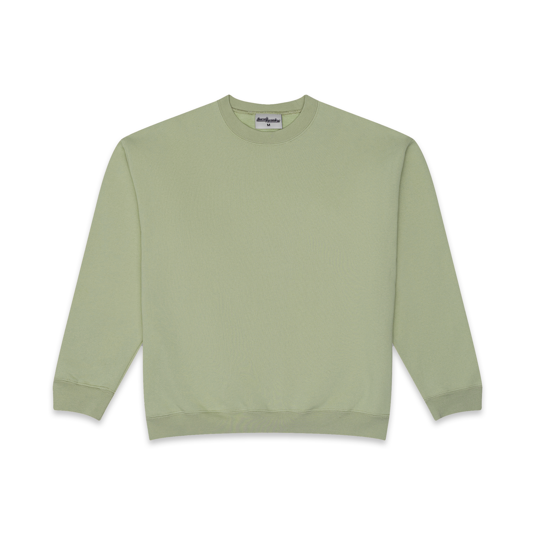 600 GSM 'Matcha' Fleece Crewneck