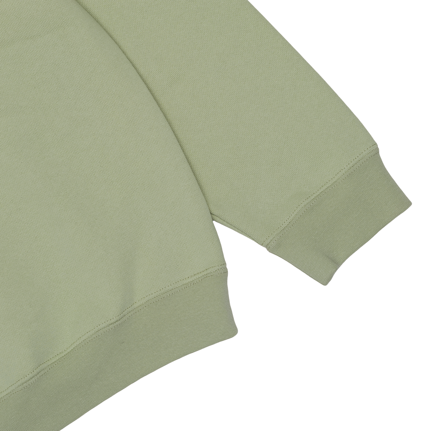 600 GSM 'Matcha' Fleece Crewneck