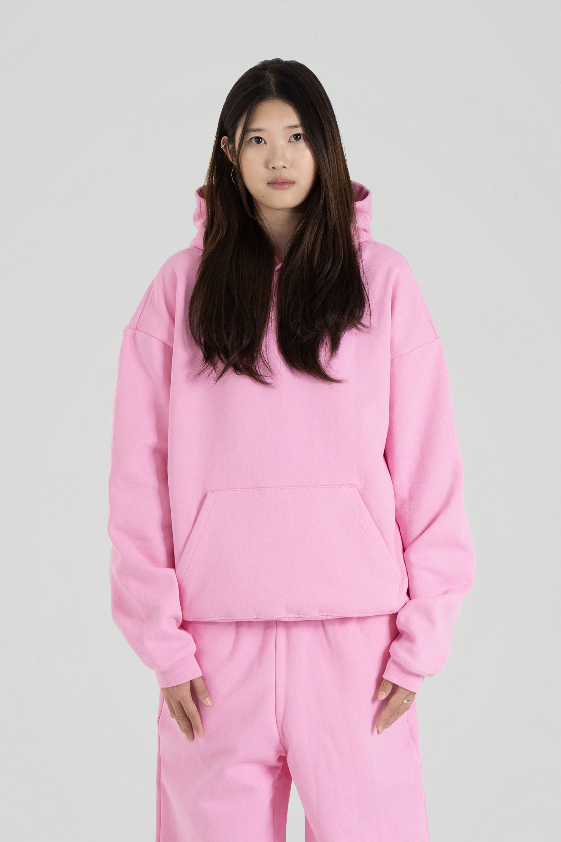 パーカー premium bubblegum hoodie black 600 GSM 