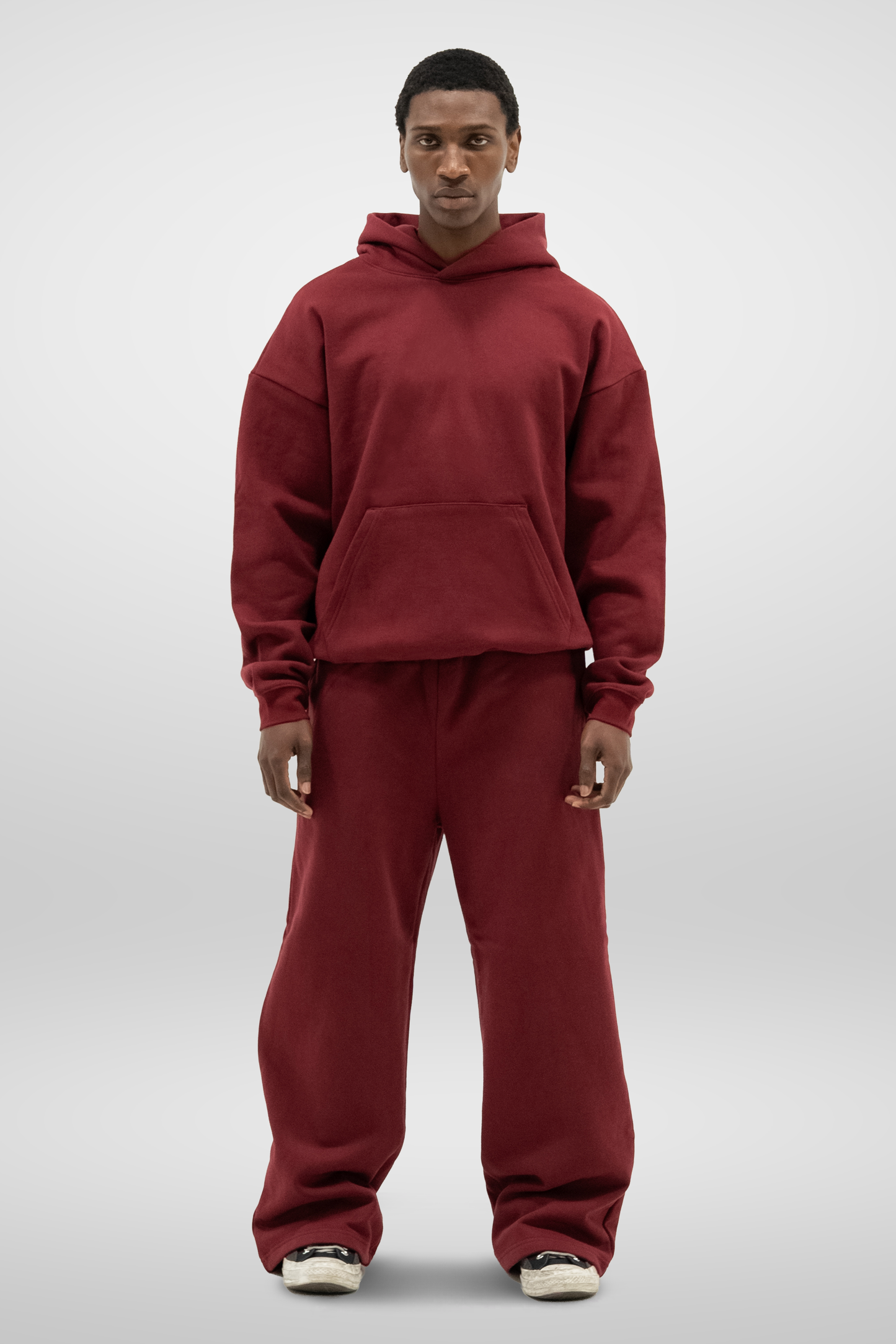 600 GSM 'Cabernet' Core Hoodie – LucidBlanks
