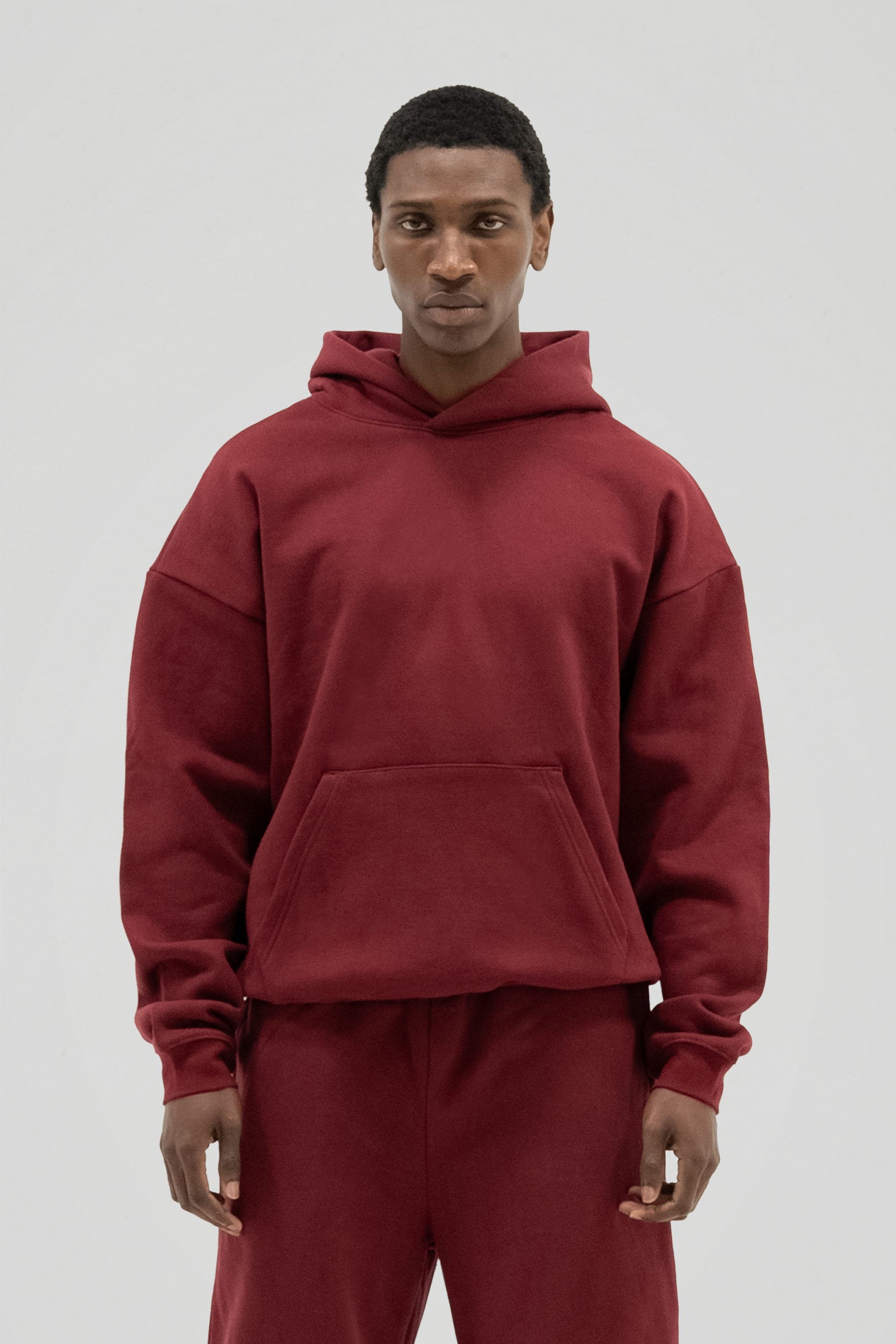 600 GSM 'Cabernet' Core Hoodie – LucidBlanks