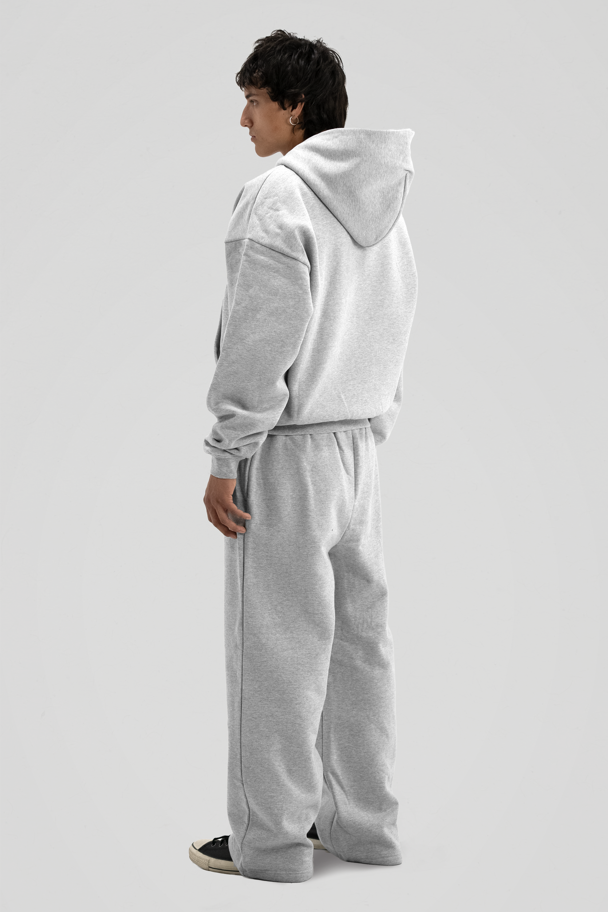 600 GSM 'Heather Grey' Zip-Up Hoodie – LucidBlanks 600 GSM 'Heather Grey' Zip-Up Hoodie – LucidBlanks