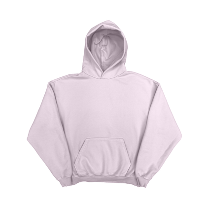 600 GSM Garment Dyed "Orchid" Cotton Fleece Hoodie