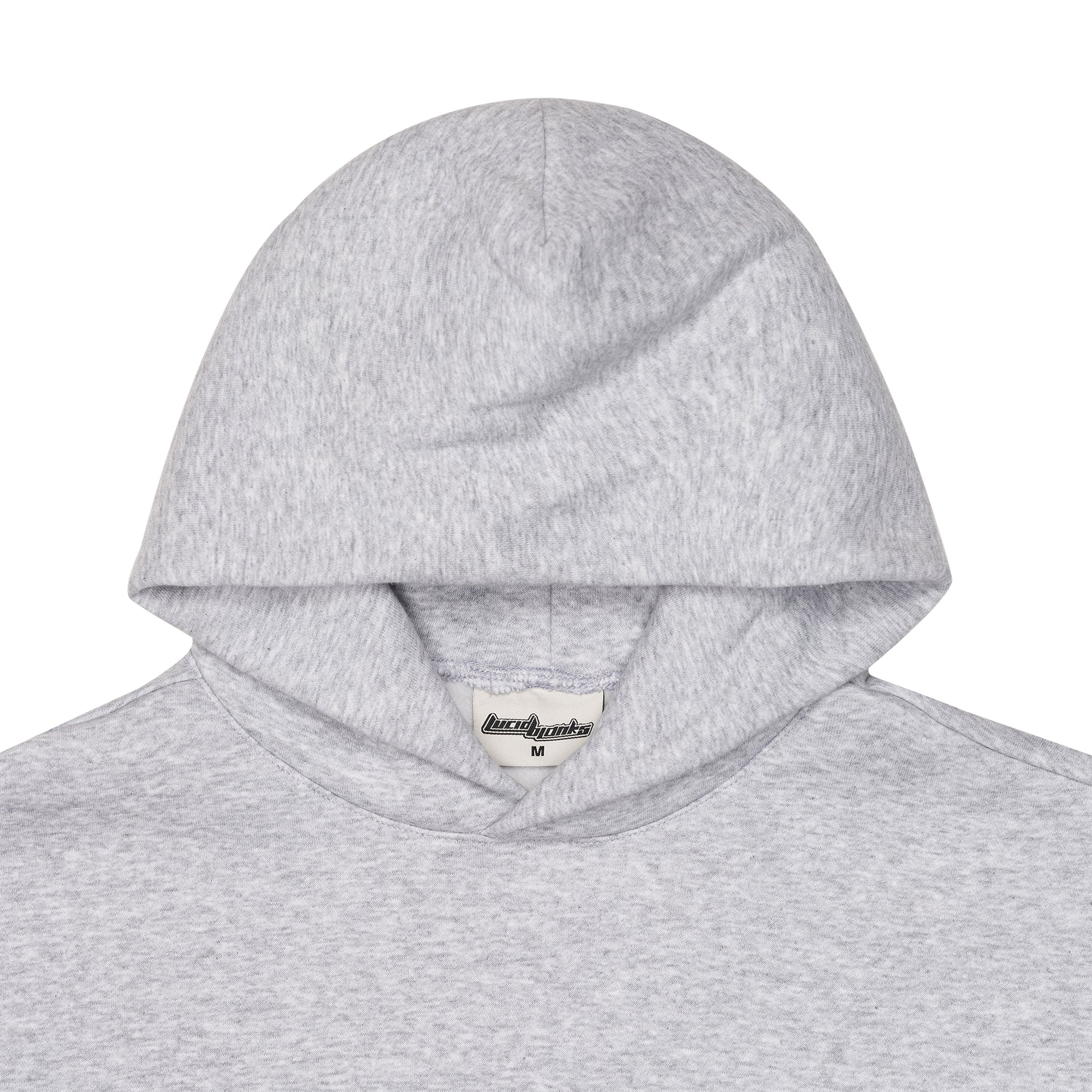 350 GSM 'Heather Grey' Fleece Hoodie
