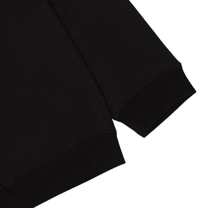 350 GSM 'Black' Fleece Crewneck