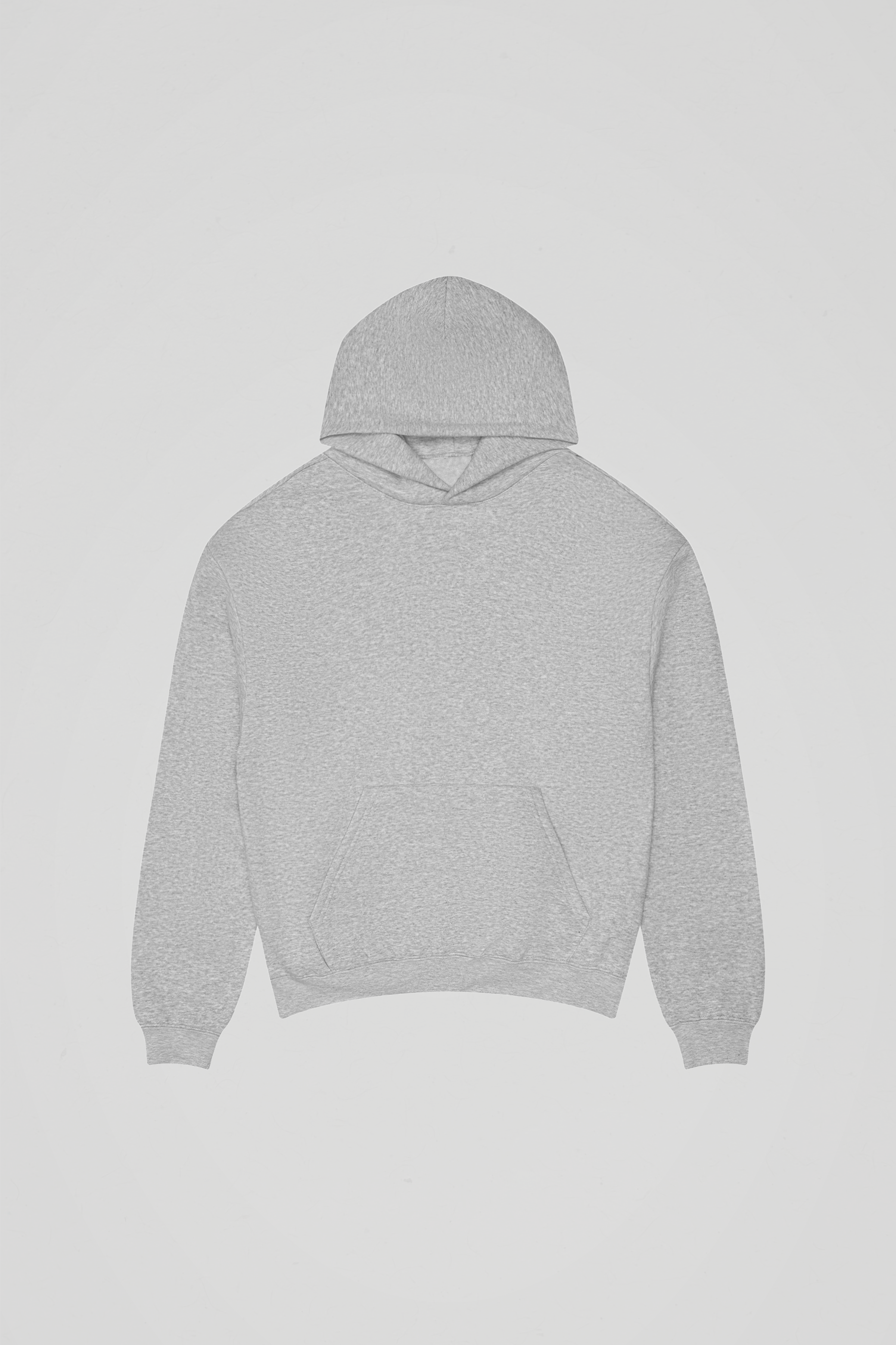 600 GSM 'Heather Grey' Classic Fit Hoodie