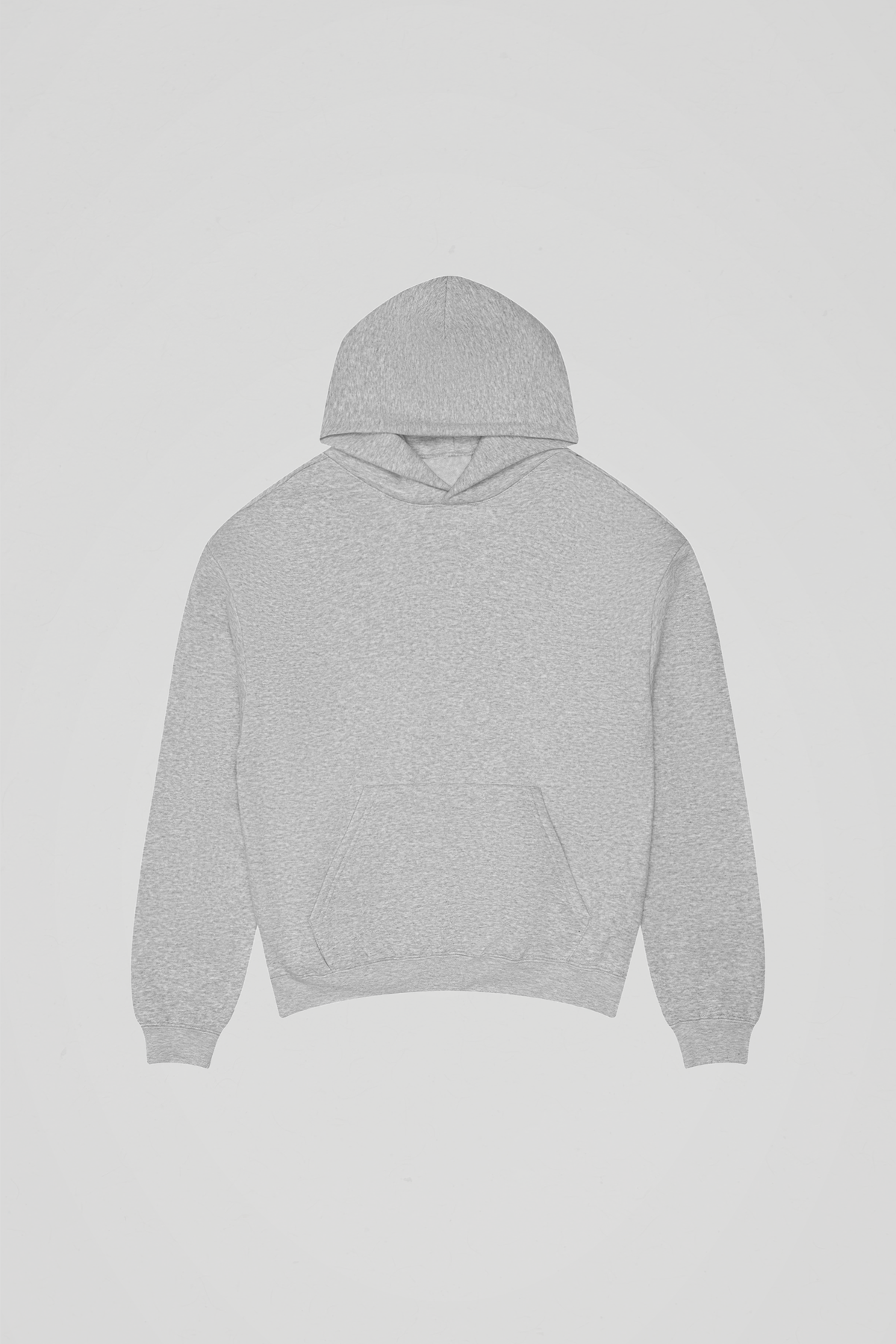600 GSM 'Heather Grey' Classic Fit Hoodie