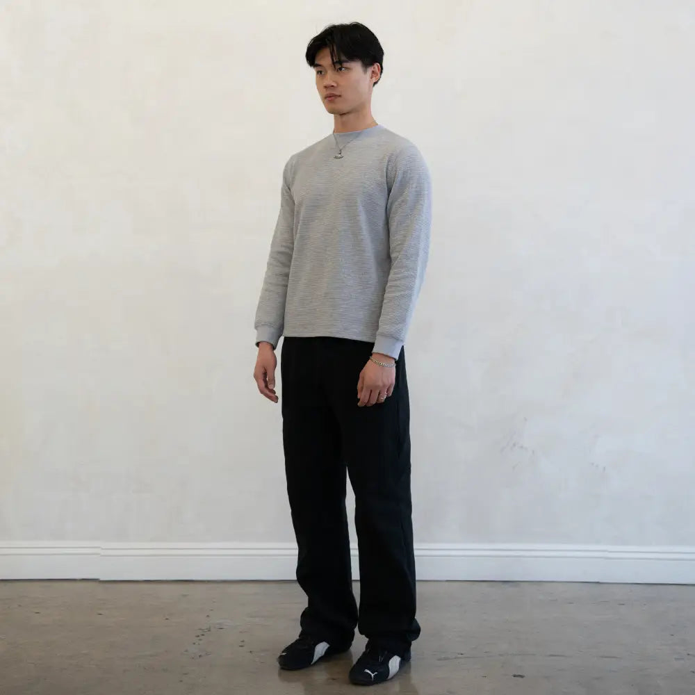 'Grey' Thermal Long Sleeve