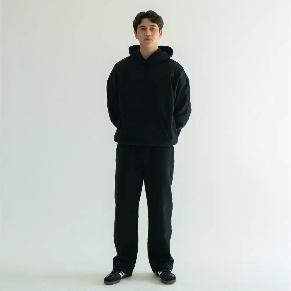 600 GSM "Black" Core Hoodie