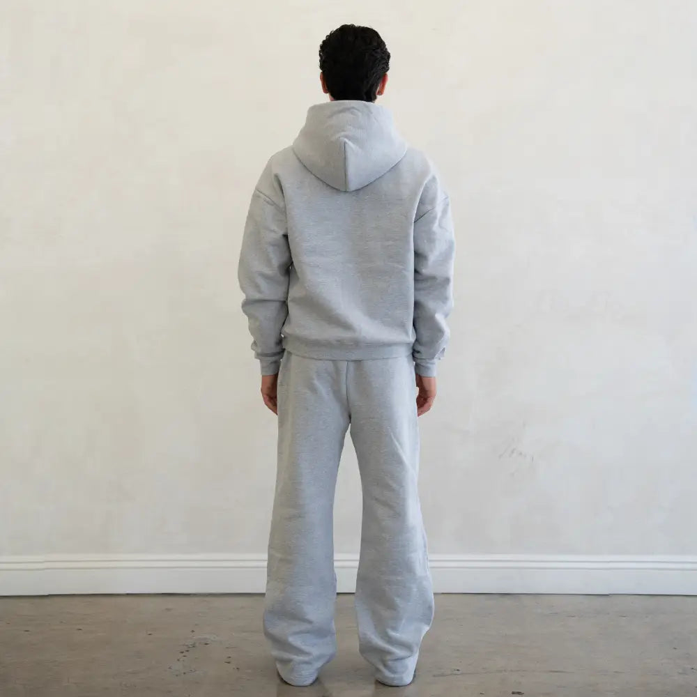 600 GSM 'Heather Grey' Zip-Up Hoodie – LucidBlanks 600 GSM 'Heather Grey' Zip-Up Hoodie – LucidBlanks