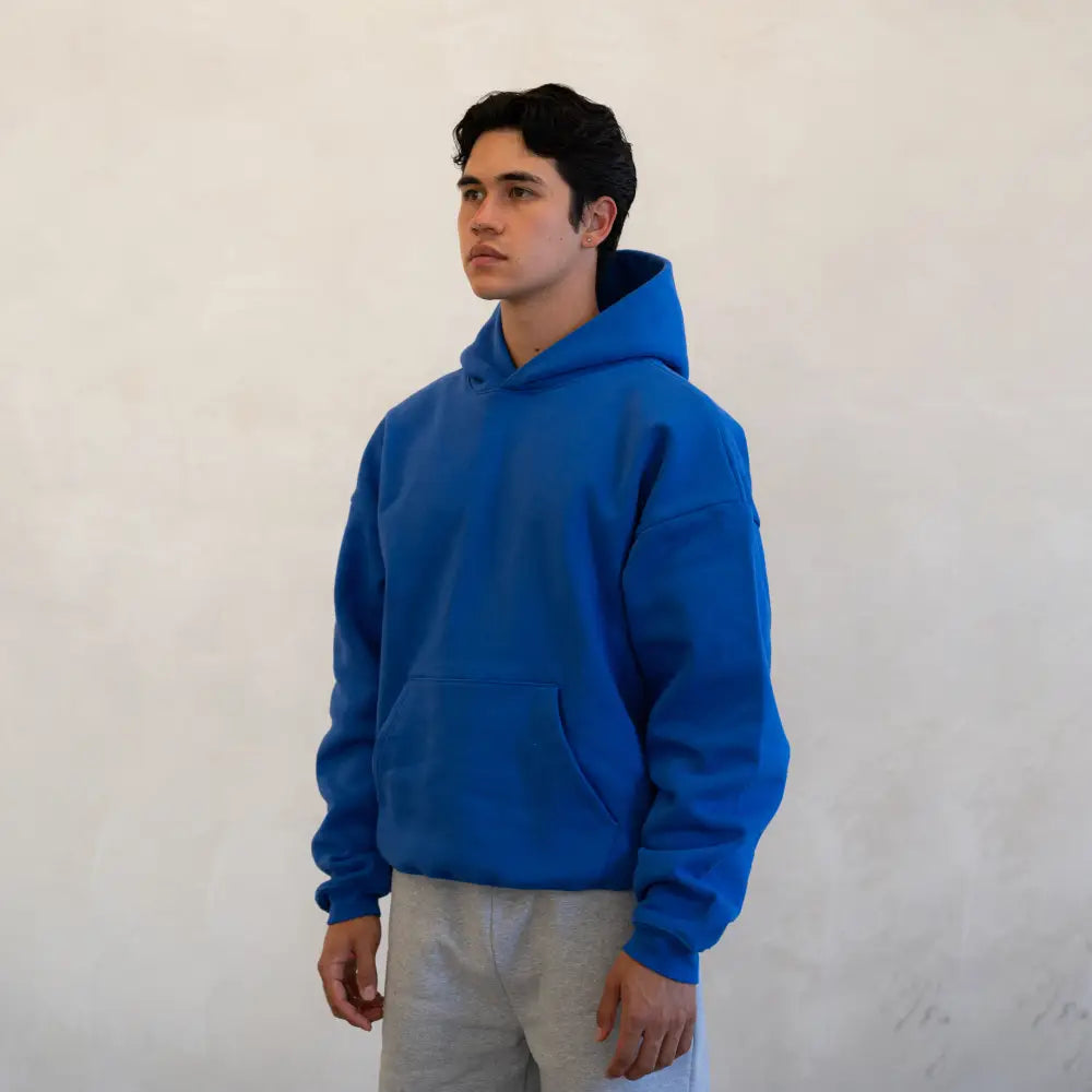 600 GSM 'Royal Blue' Core Hoodie