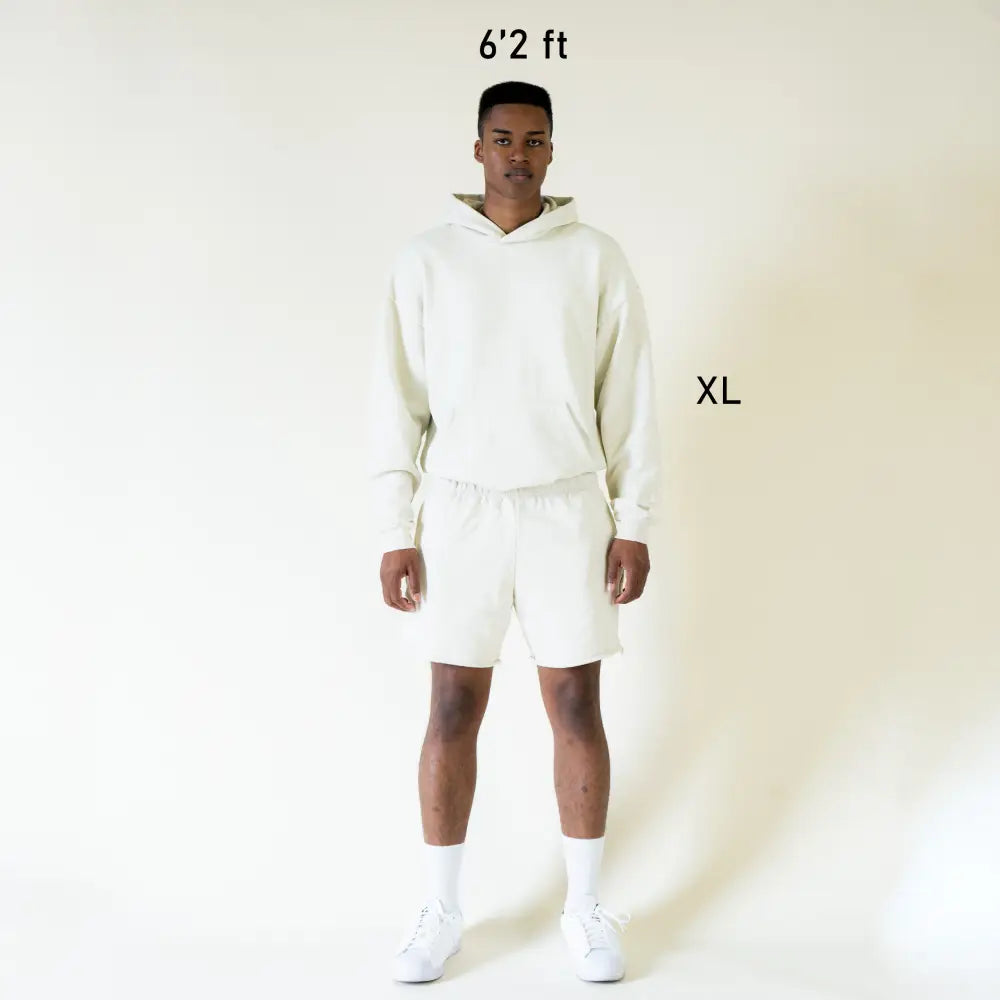 600 GSM Garment Dyed 'Classic Navy' French Terry Cotton Hoodie