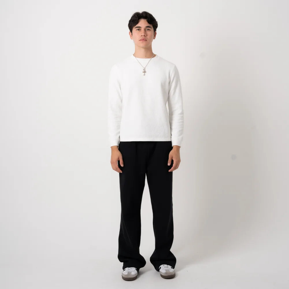 'White' Thermal Long Sleeve