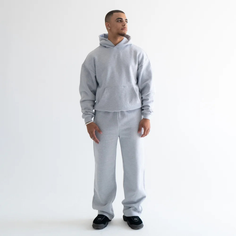 600 GSM 'Heather Grey' Core Sweatpants
