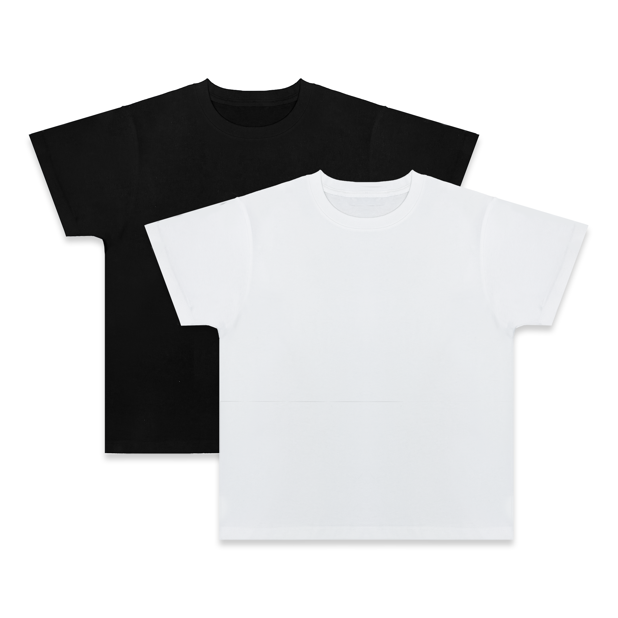 300 GSM 'Black and White' Standard Tee (Bundle)
