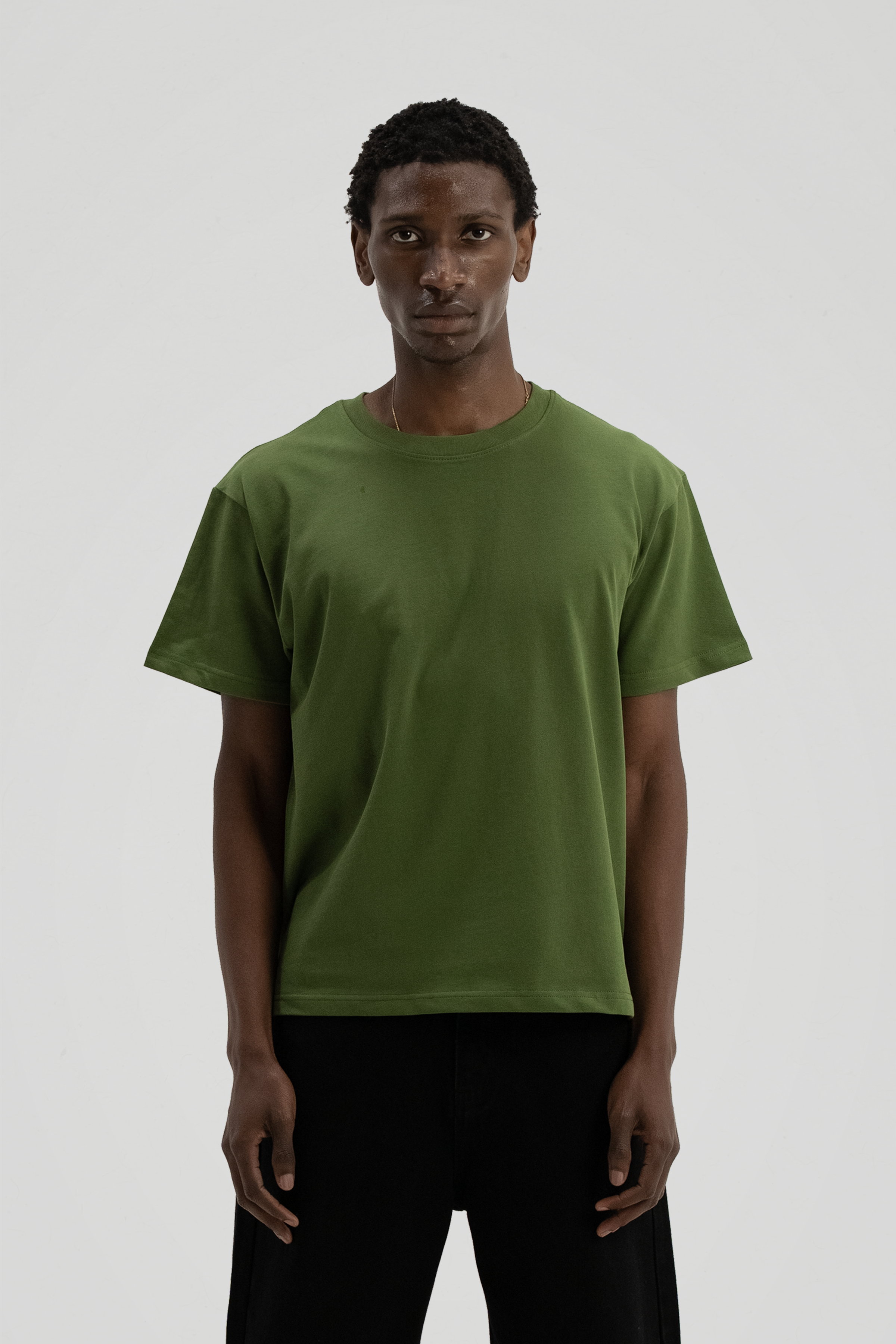 300 GSM 'Army Green' Standard Tee