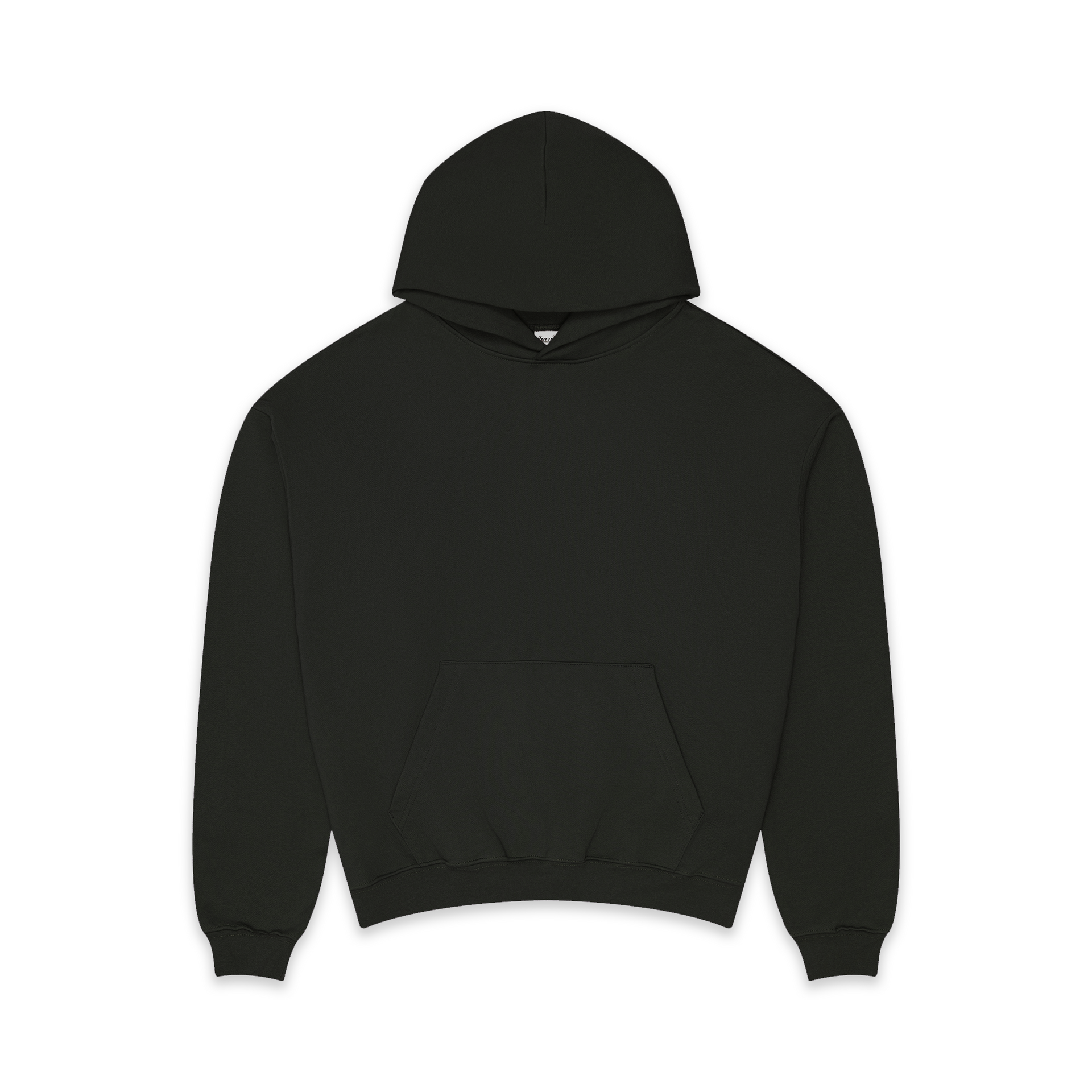 600 GSM 'Ash Black' Core Hoodie – LucidBlanks