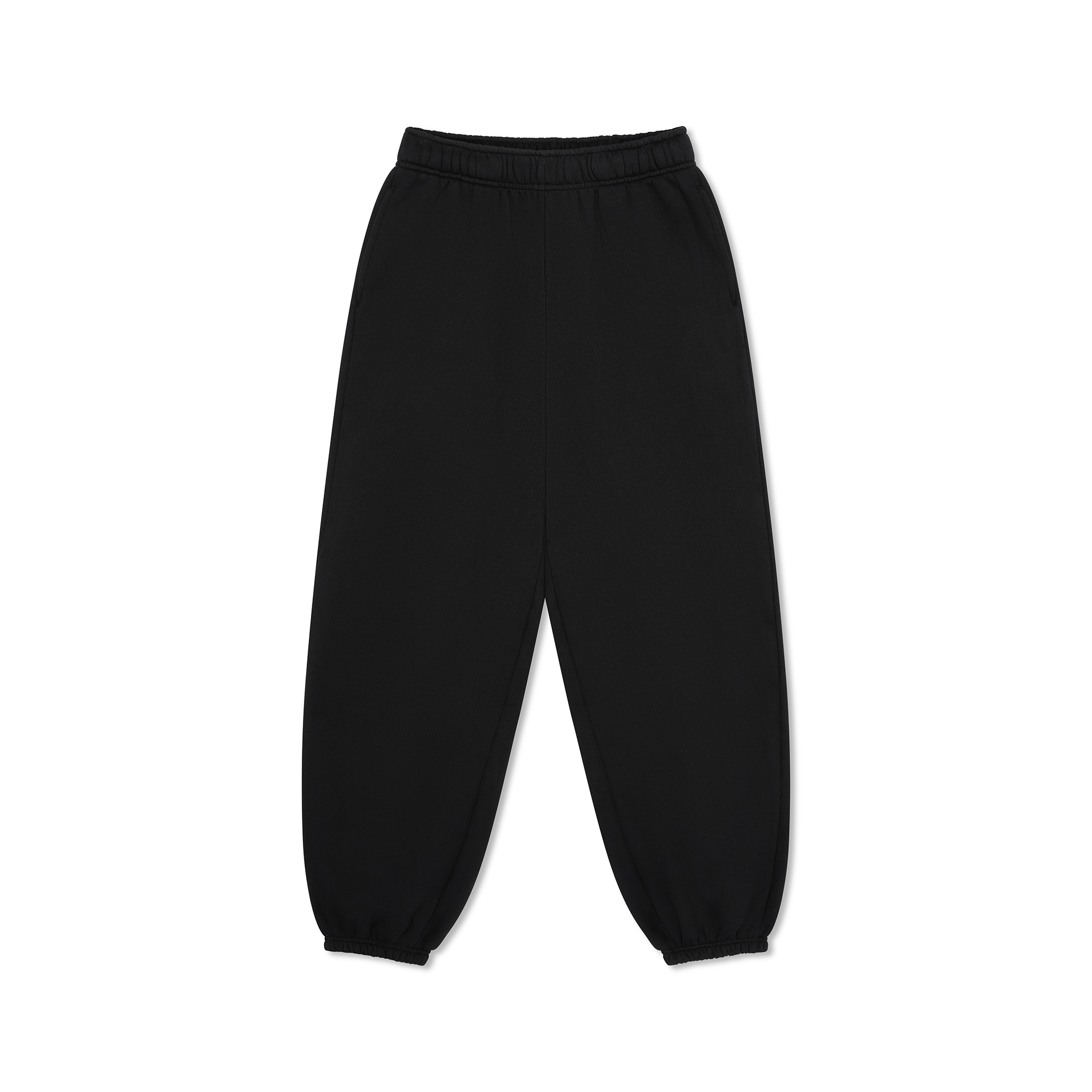 350 GSM 'Black' Cuffed Sweatpants