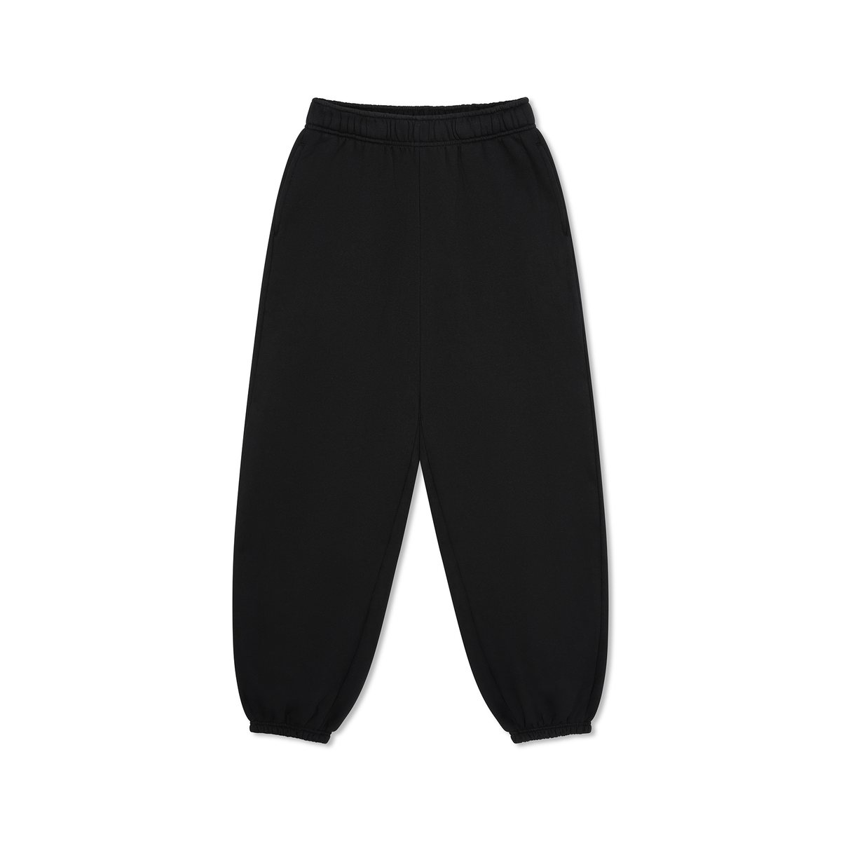 350 GSM 'Black' Cuffed Sweatpants